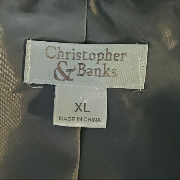 Christopher Banks, extra large metallic silver cropped evening jacket - Picture 10 of 10